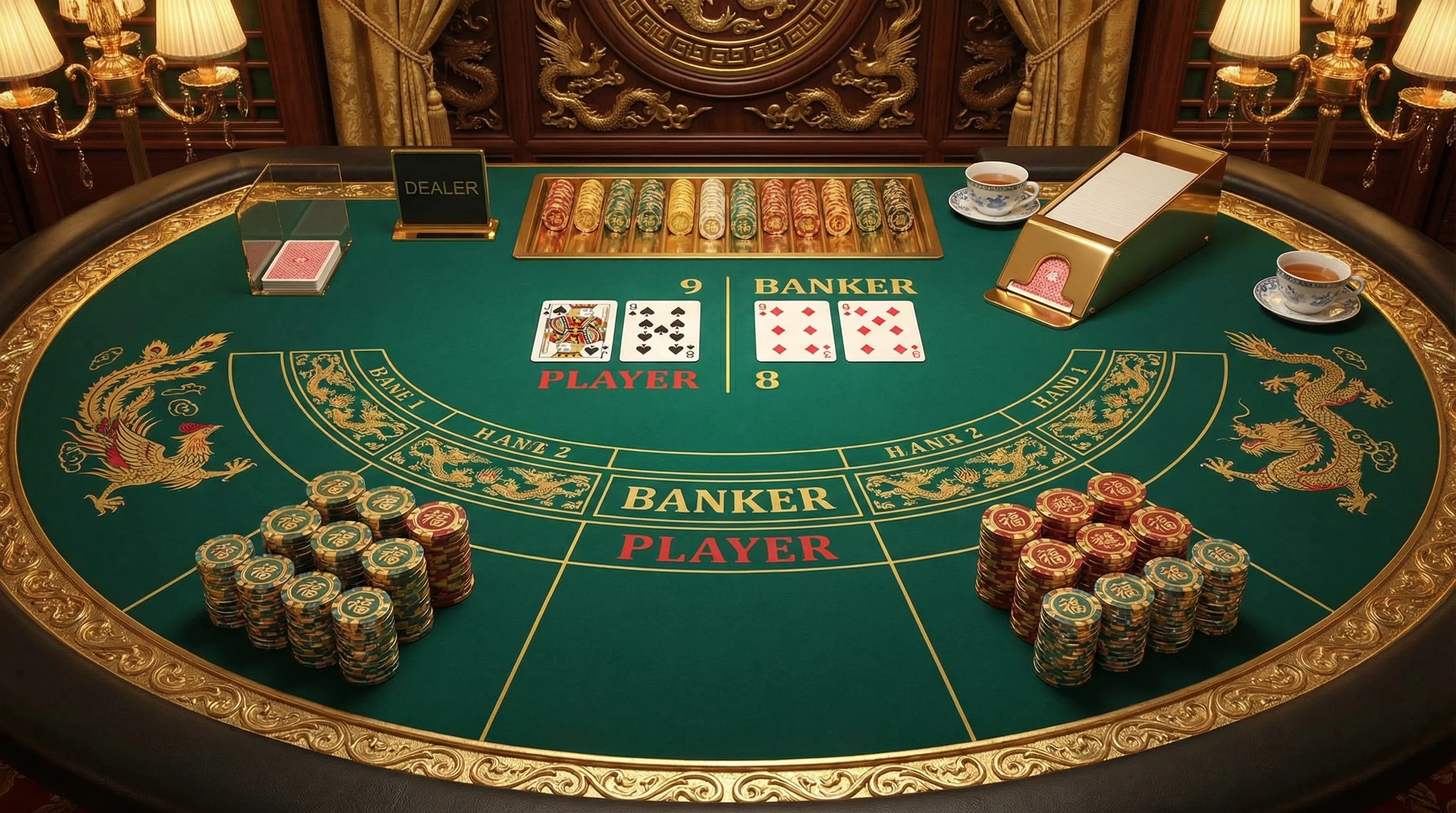 澳门百家乐游戏桌面实景